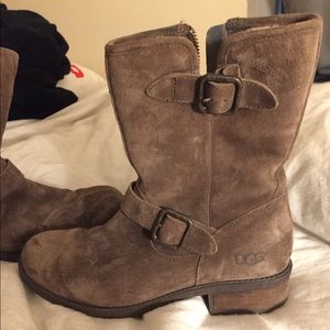 Ugg brown shearling boots